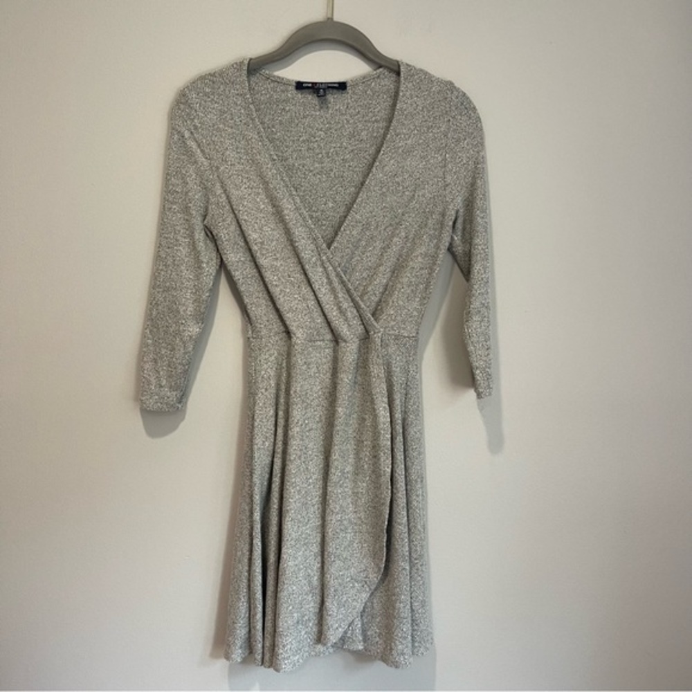 One Clothing Grey Long Sleeve Dress
